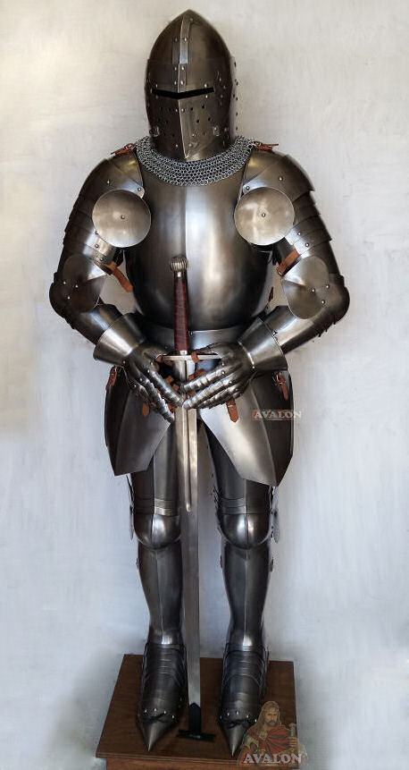 Armure médiévale articulée de qualité de reconstitution portable