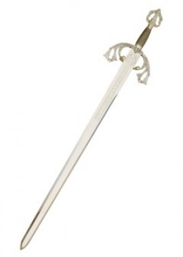 Épée El Cids Tizona, couleur argent, Marto