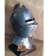 Casque de chevalier médiéval - Armet - Casque médiéval