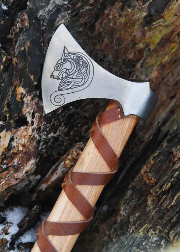 Hache viking en acier moulé, type A - Haches et lances