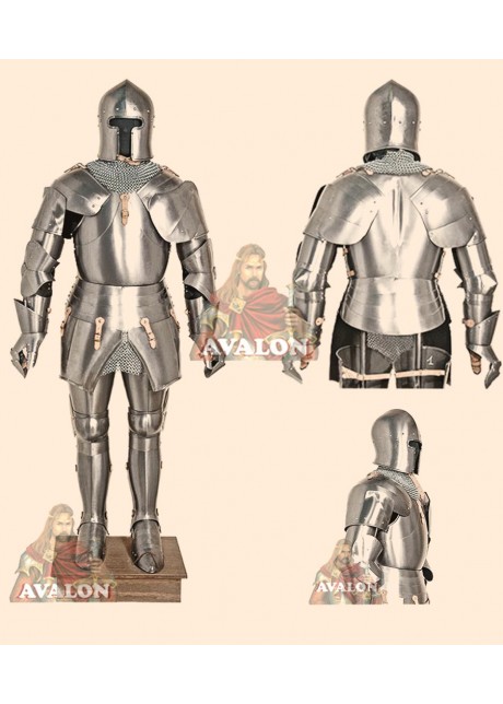 Armure médiévale articulée de qualité de reconstitution portable