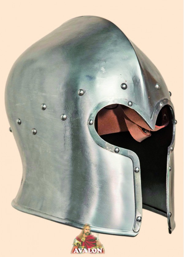 Casque d'armure Casque Barbute médiéval Casque de chevalier romain /... 