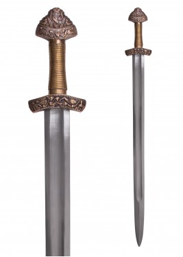 Épée viking de Dybäck avec fourreau - lame trempée