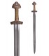 Épée viking de Dybäck avec fourreau - lame trempée